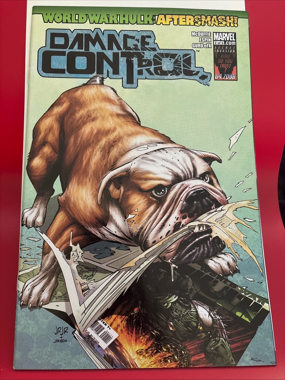 WORLD WAR HULK: AFTERSMASH DAMAGE CONTROL #2 MARVEL COMICS (2008)